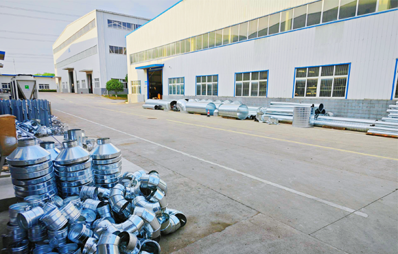 富華精密廢氣處理系統施工進場